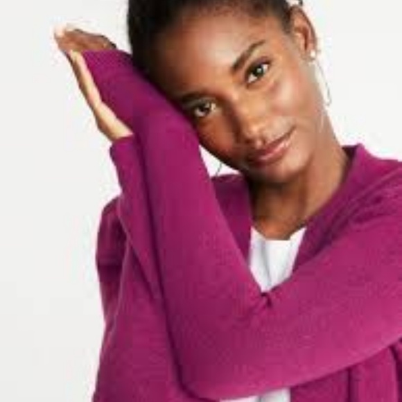 Old Navy Slouchy Soft-Brushed V-Neck Cardi New - Picture 3 of 4